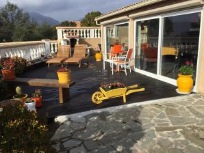 VUE DE LA TERRASSE DE LA LOCATION